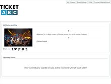 Tablet Screenshot of motionbristol.ticketabc.com