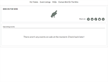 Tablet Screenshot of birdonthewire.ticketabc.com