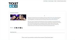 Desktop Screenshot of flawlesslondon.ticketabc.com