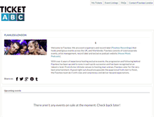 Tablet Screenshot of flawlesslondon.ticketabc.com