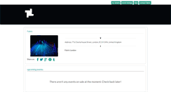 Desktop Screenshot of fabriclondon.ticketabc.com