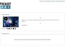 Tablet Screenshot of ansonrooms.ticketabc.com